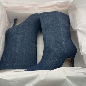 Lisa Vicky Arthaul-V Dark Blue Denim Boots – Women's Size 7.5 M – NEW IN BOX!